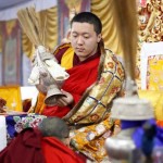 Yangsi Rinpoche with vase