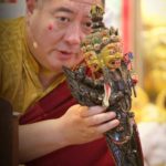 Rabjam Rinpoche Conferring the Dorje Phurba Empowerment